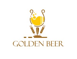 golden beer - projektowanie logo - konkurs graficzny